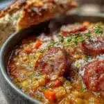 sausage and lentil stew - featured image