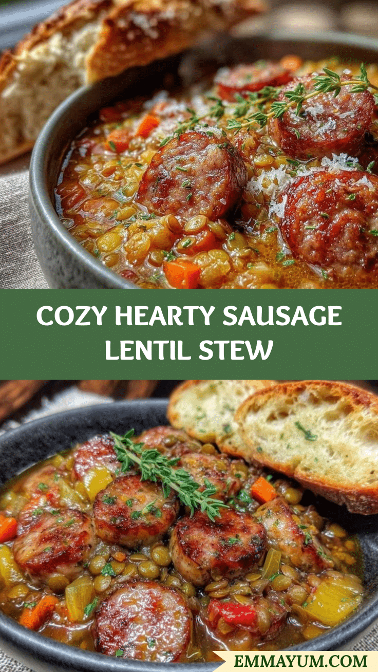 sausage and lentil stew recipe