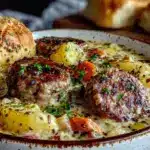 sausage and potato chowder - featured image