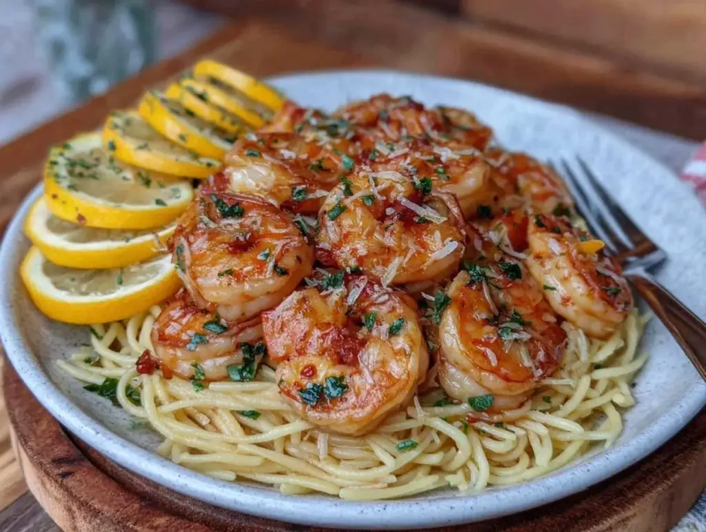 Shrimp Scampi Angel Hair Pasta - featured image