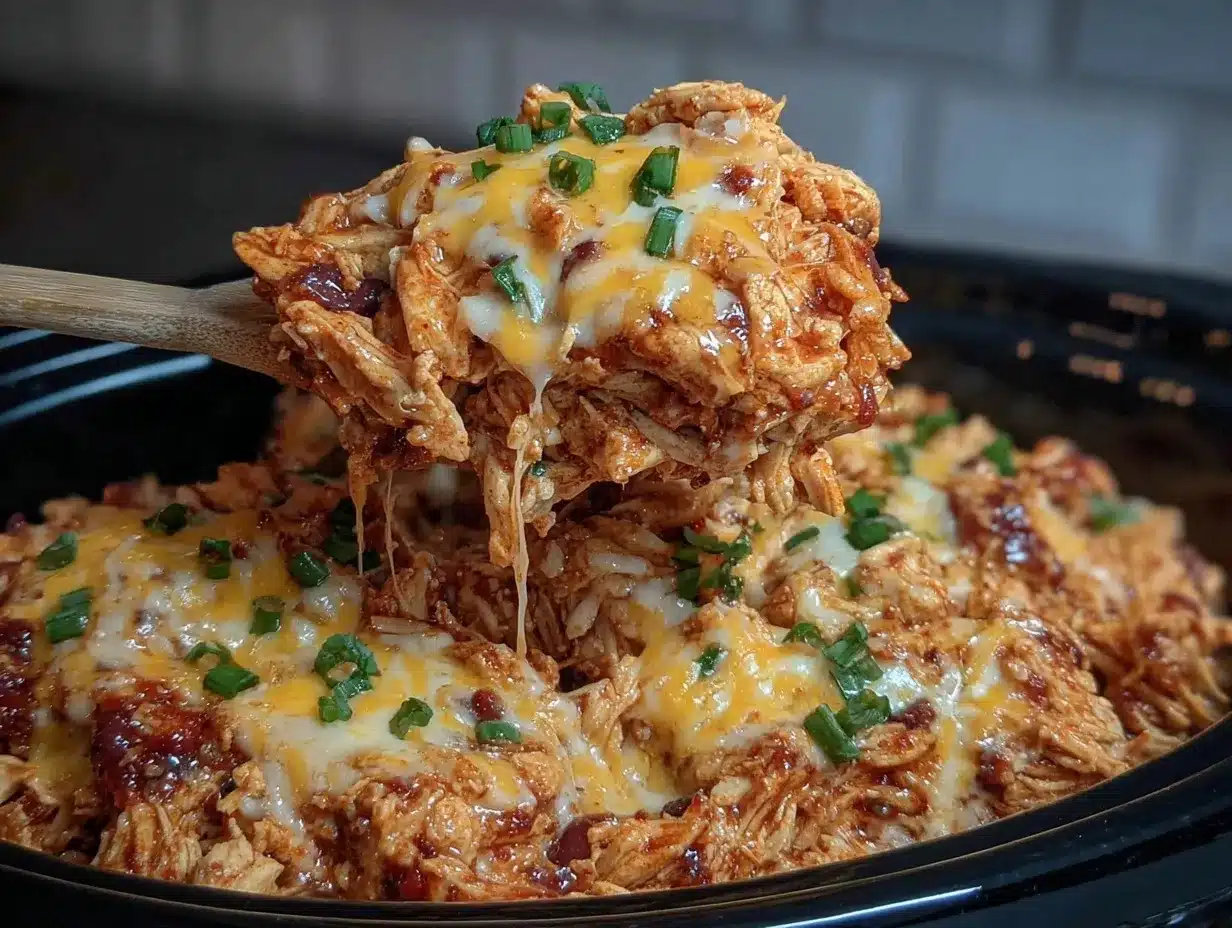 slow cooker chicken burrito bowls preparation steps