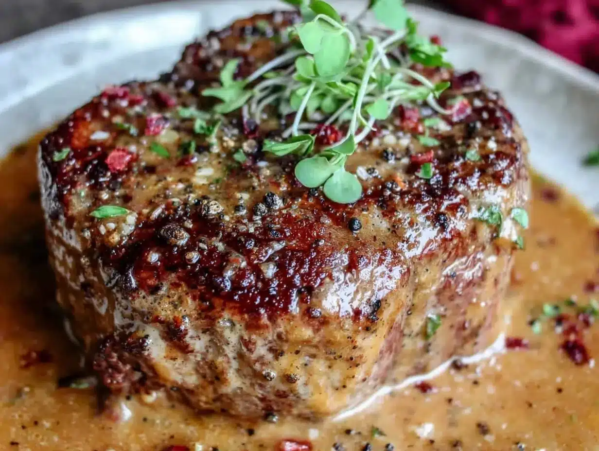 steak Diane preparation steps