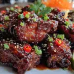 sticky Asian chicken wings - featured image