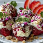 Strawberry Cheesecake Stuffed Strawberries - featured image