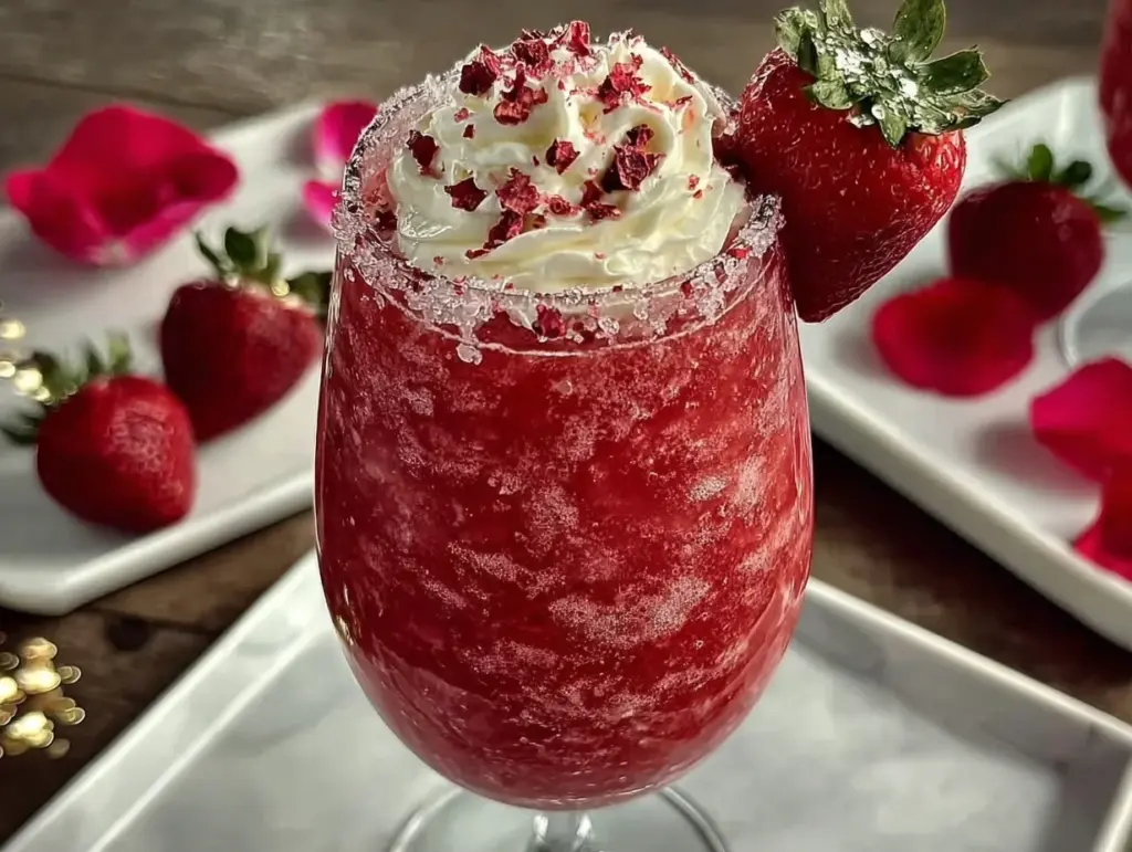 Strawberry Frosé Slushies - featured image