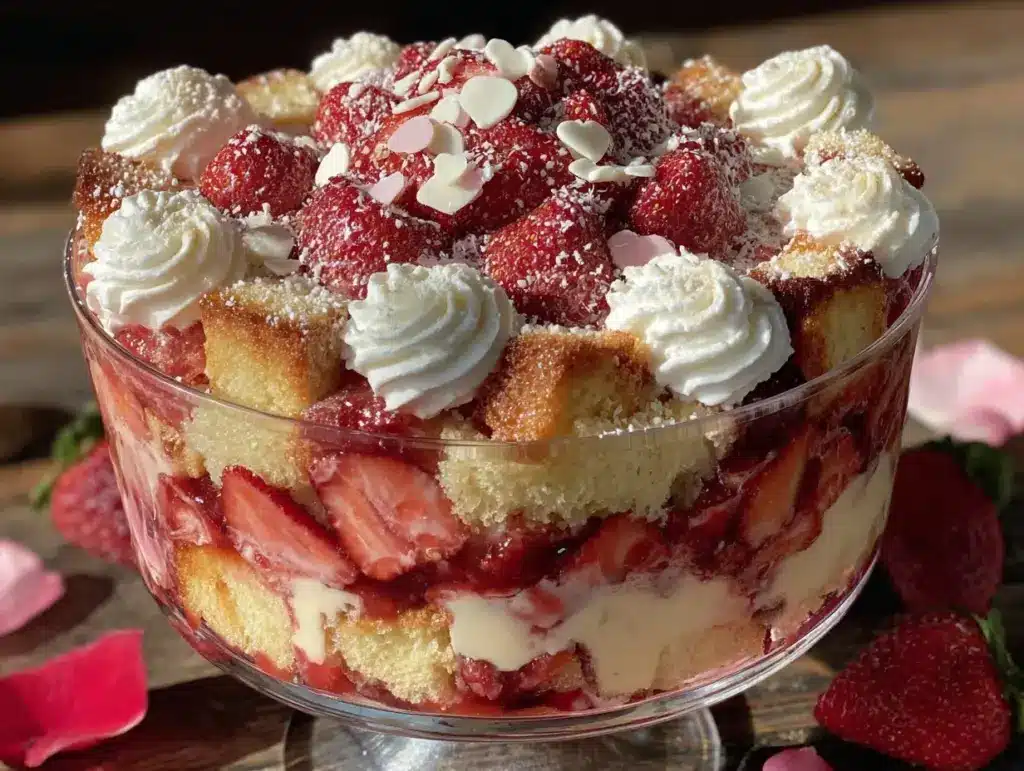 Strawberry Shortcake Trifle Layers - featured image
