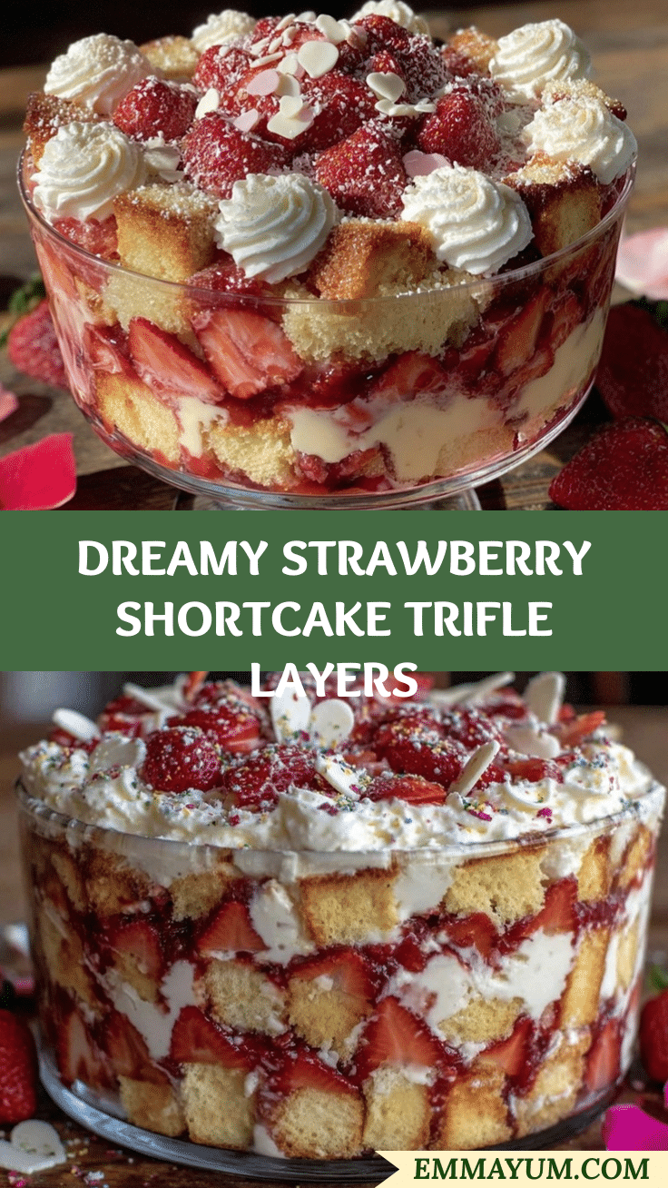 Strawberry Shortcake Trifle Layers recipe