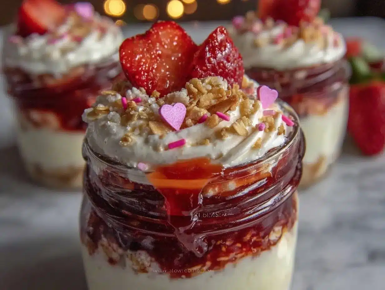 strawberry yogurt parfait preparation steps