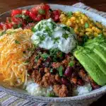 taco rice bowl - featured image