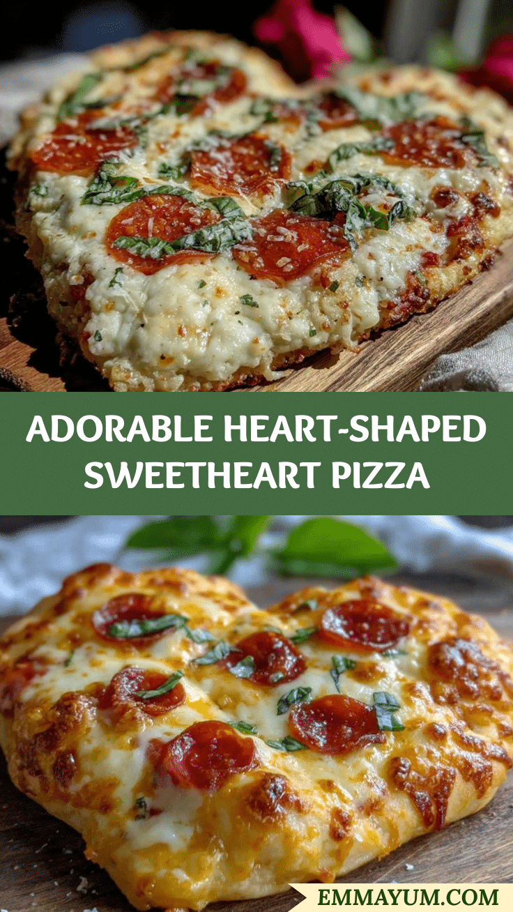 Valentines Day Sweetheart Pizza recipe