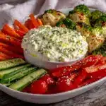 veggie crudité platter - featured image
