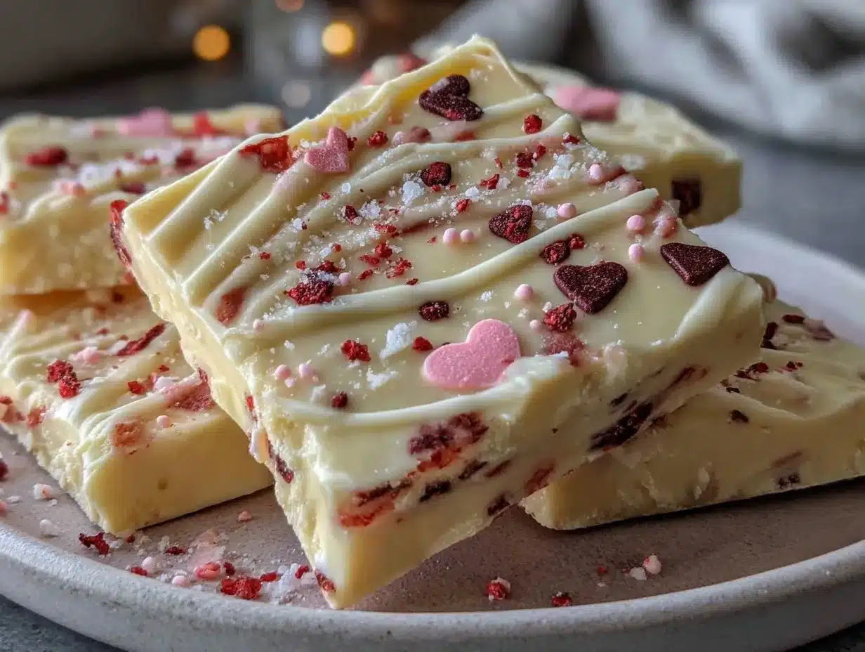 white chocolate raspberry bark preparation steps