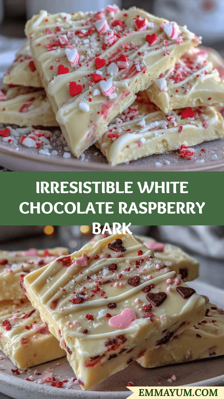 white chocolate raspberry bark recipe