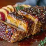 apple cider braised pork loin - featured image