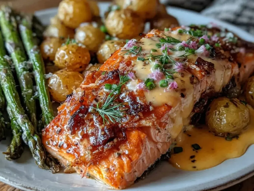 baked salmon recipe - featured image