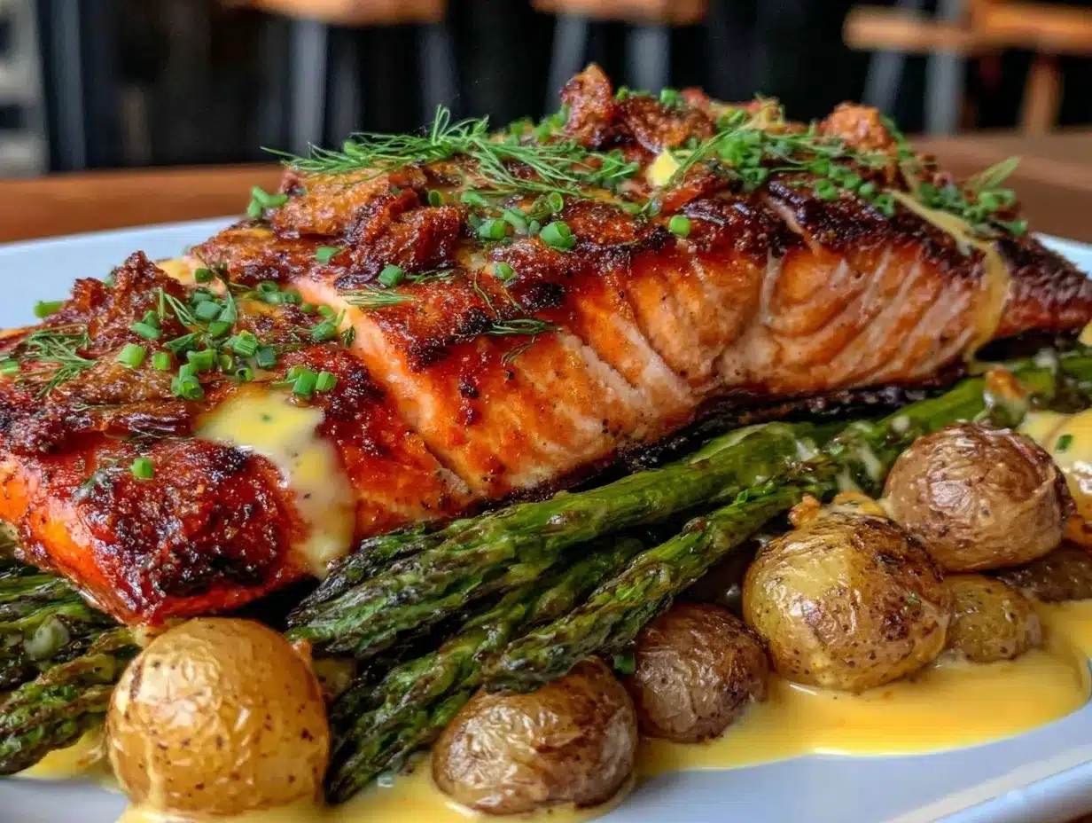 baked salmon recipe preparation steps