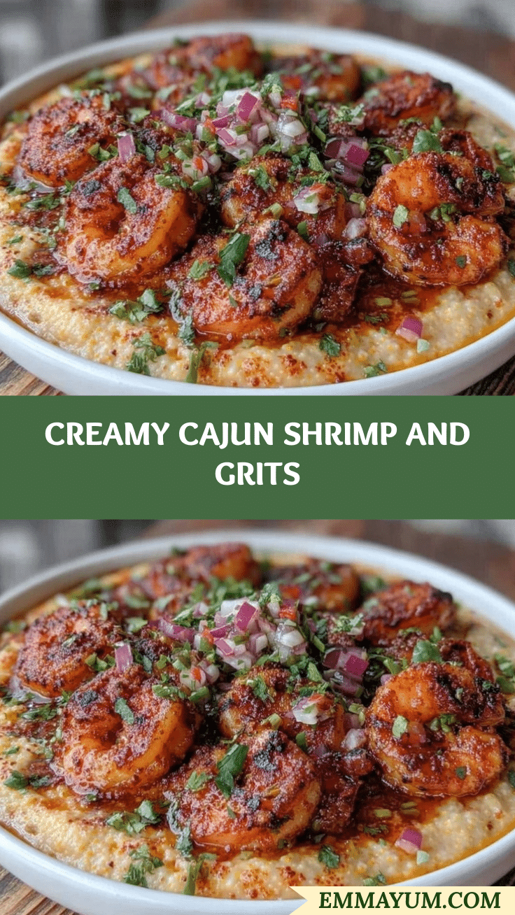 Cajun shrimp and creamy grits recipe