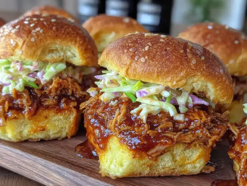 Carolina BBQ chicken sliders - featured image