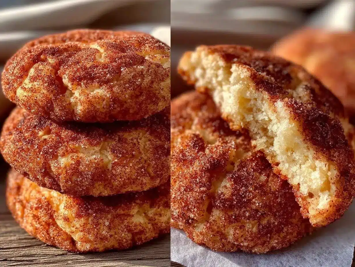 Chewy Snickerdoodle Cookies preparation steps