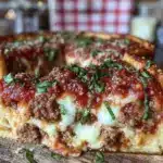 Chicago deep dish pizza recipe - featured image