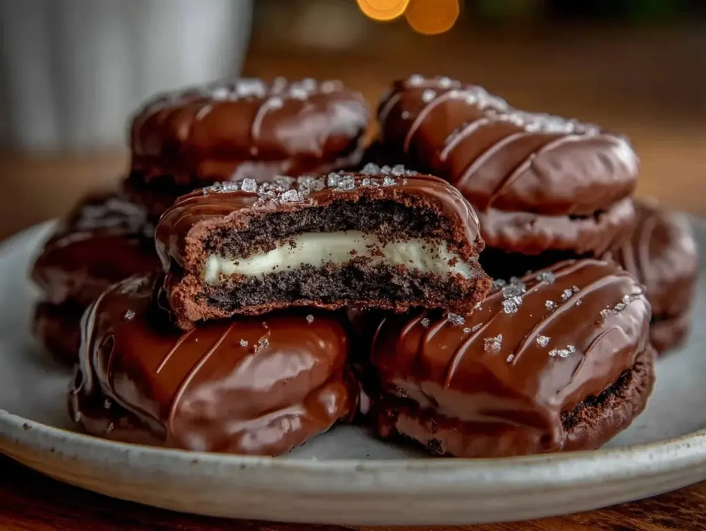 chocolate covered oreo hearts - featured image