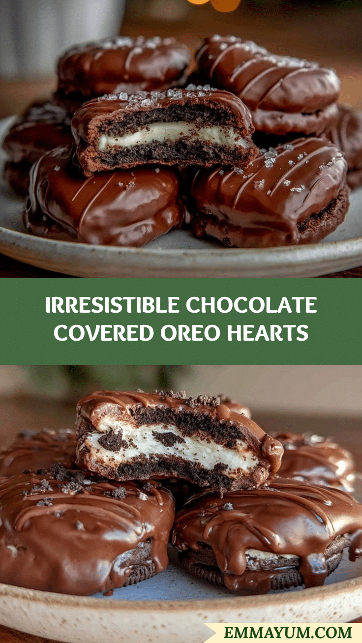 chocolate covered oreo hearts recipe
