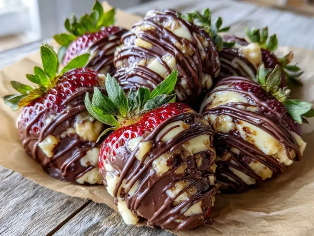 chocolate covered strawberry bouquet - featured image
