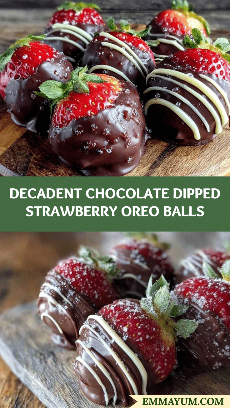 chocolate dipped strawberry oreo balls recipe