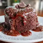 chocolate heart cake - featured image