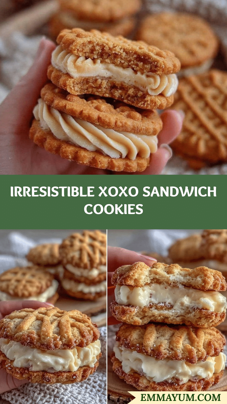 Classic Homemade XOXO Sandwich Cookies recipe