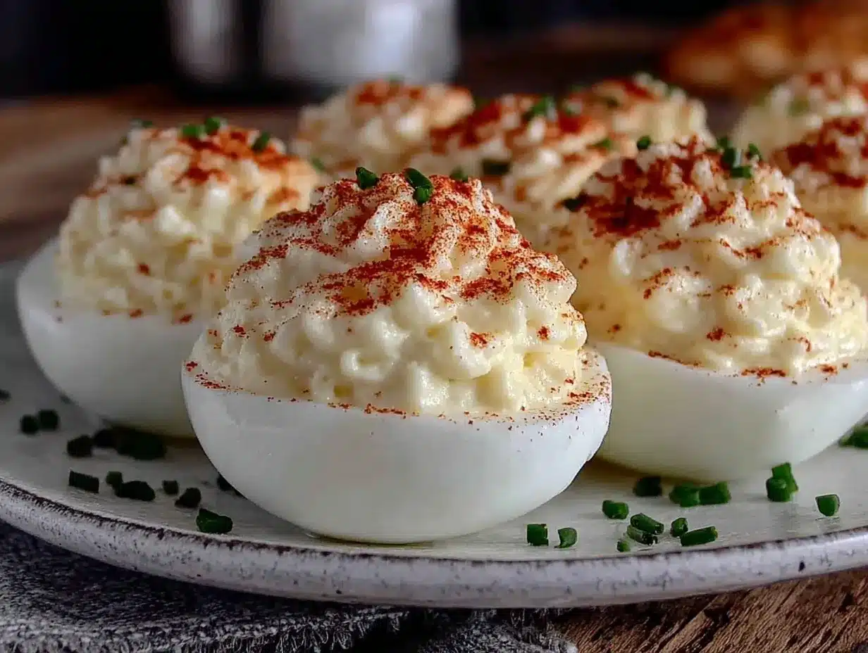 classic southern-style creamy deviled eggs preparation steps