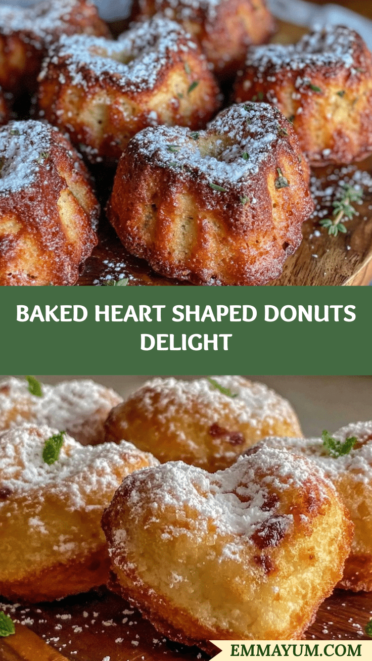 cozy baked heart shaped donuts recipe