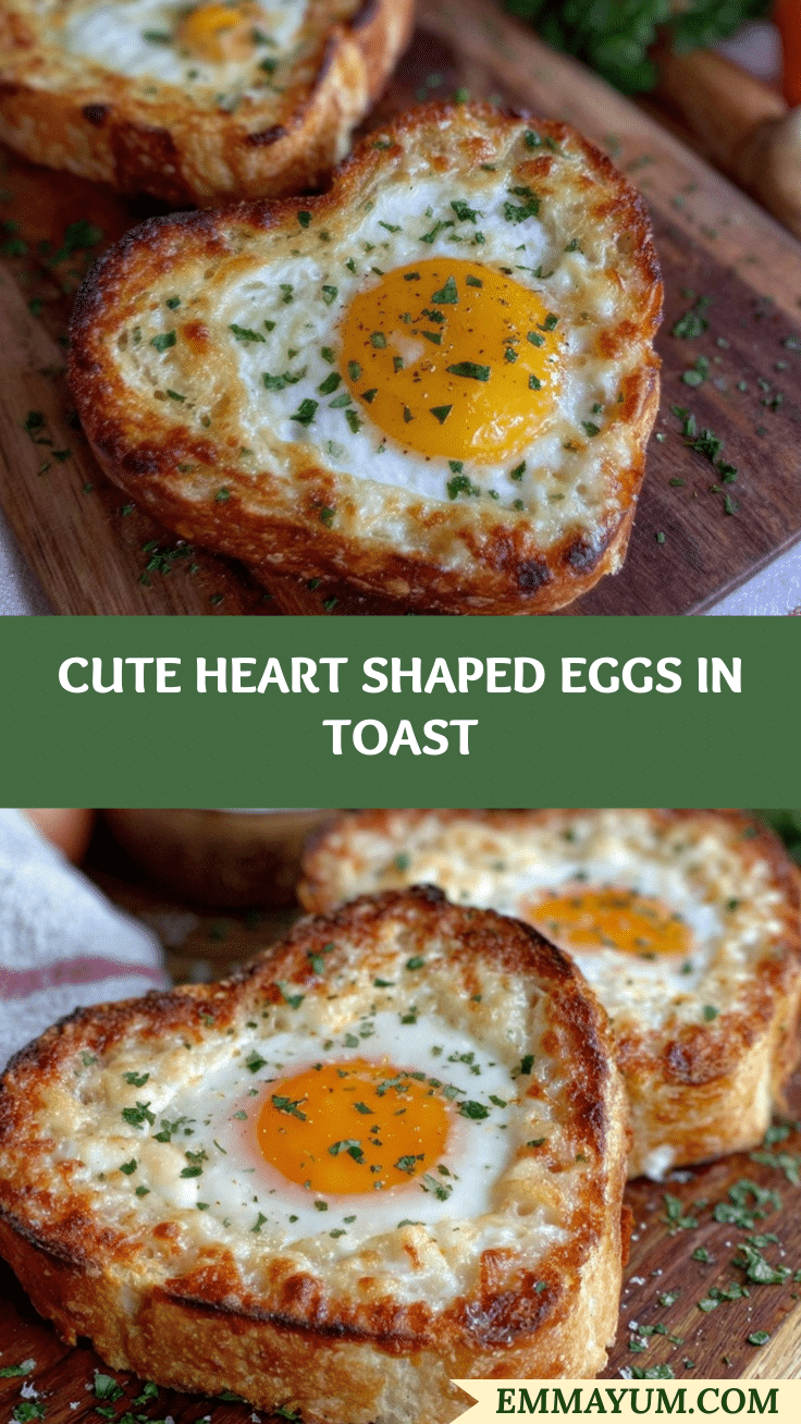 cozy eggs in heart shaped toast recipe