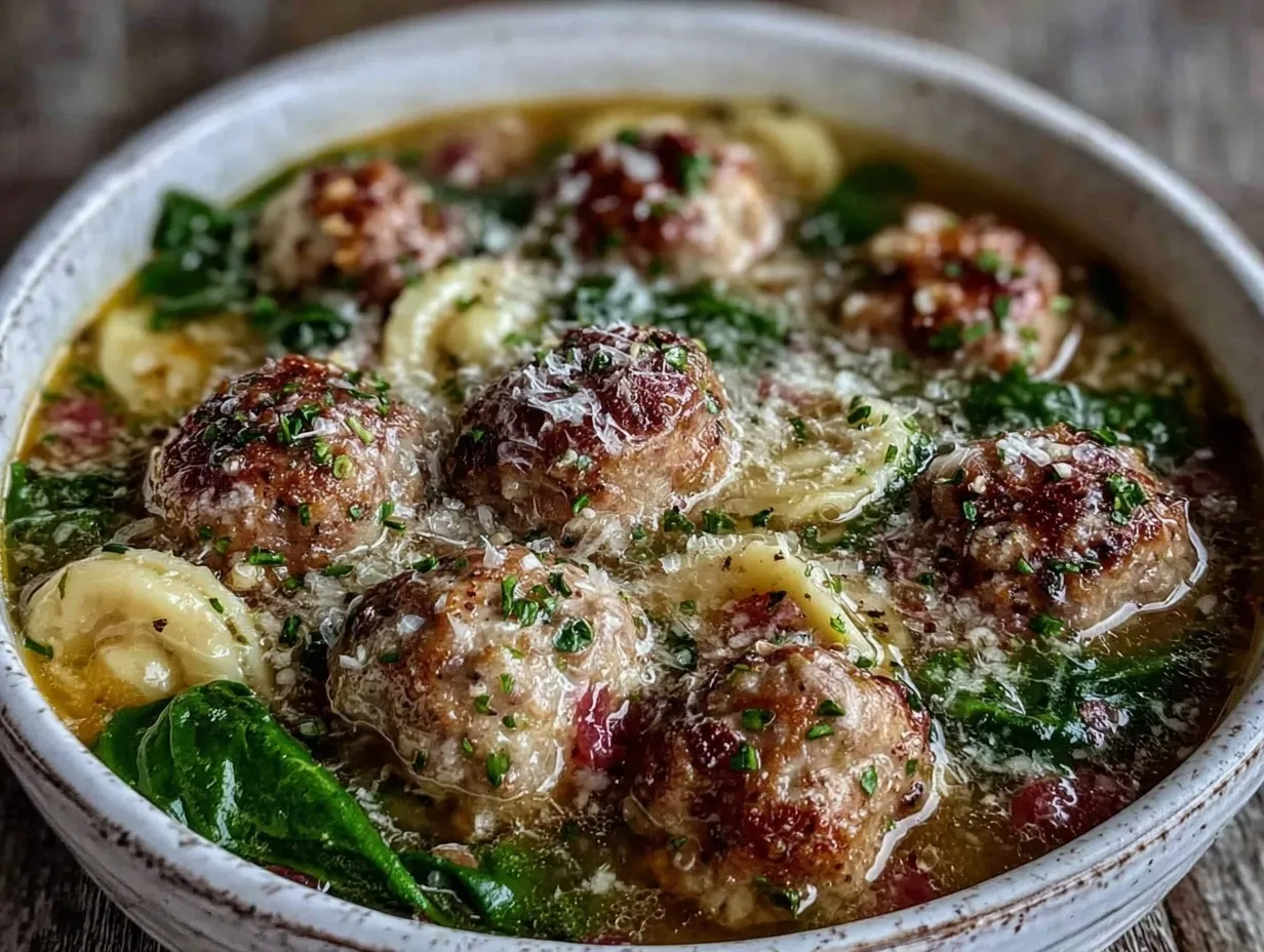 Cozy One-Pot Italian Wedding Soup preparation steps
