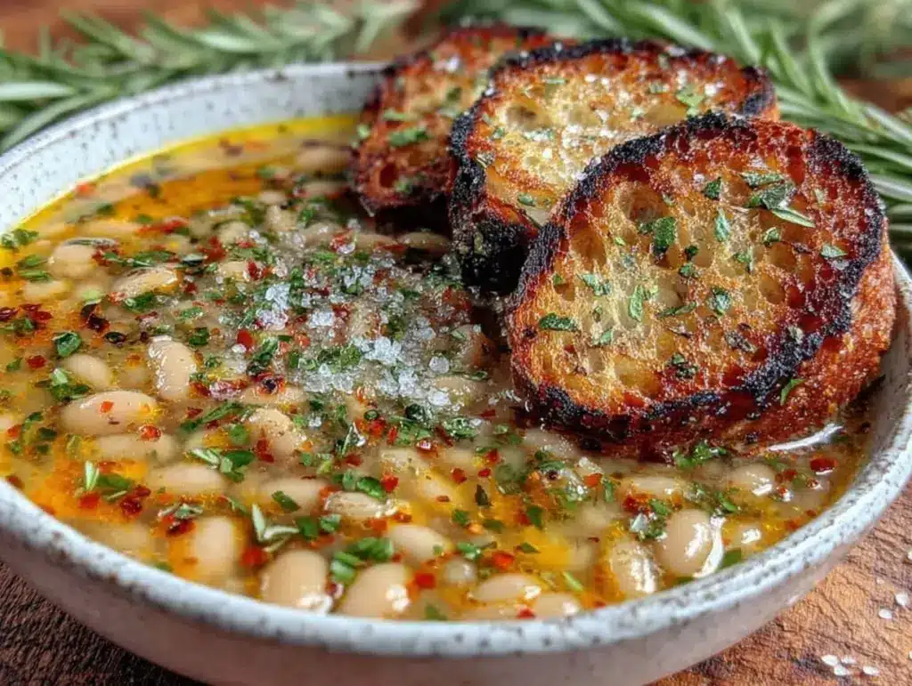 Cozy Tuscan White Bean Soup - featured image