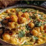 creamy chickpea curry - featured image