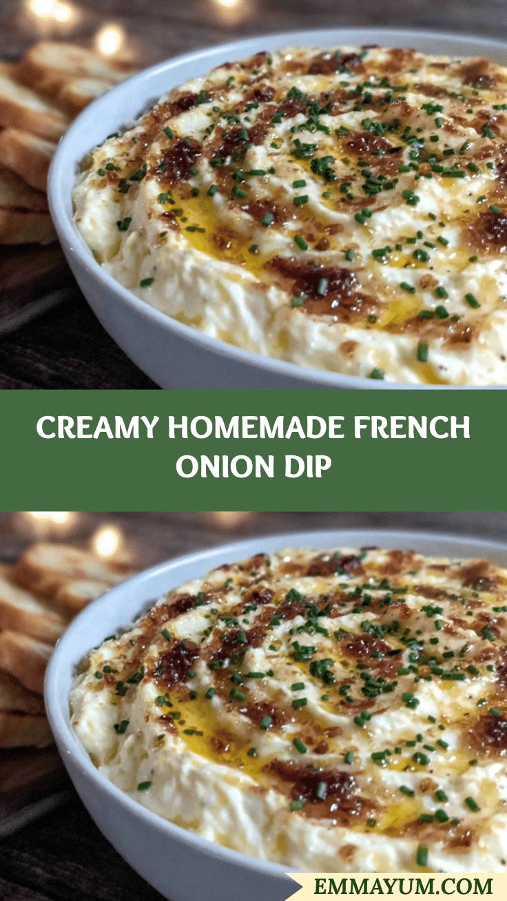 creamy french onion dip recipe