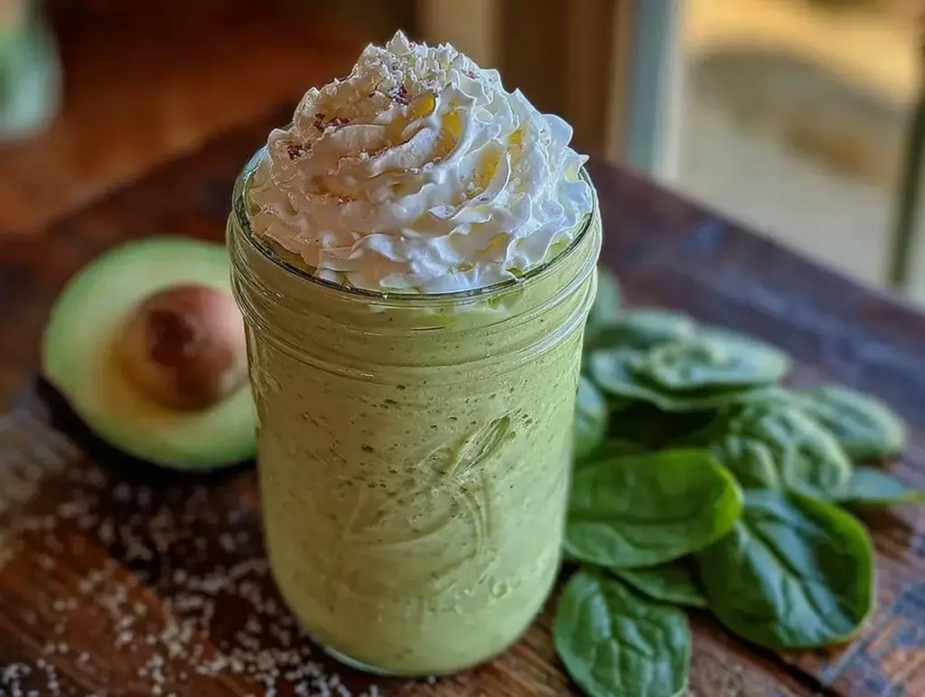 creamy green smoothie recipe - featured image