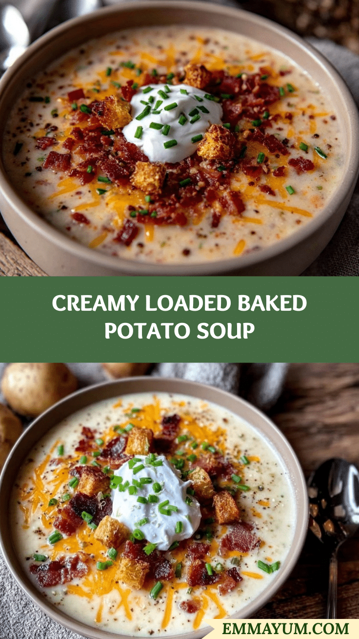 creamy loaded baked potato soup recipe