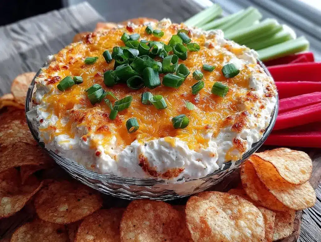 creamy million dollar dip - featured image