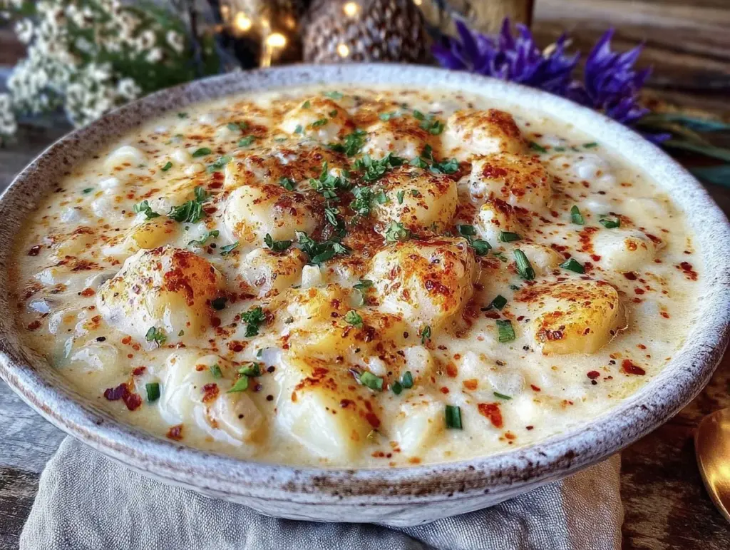 creamy new england clam chowder - featured image