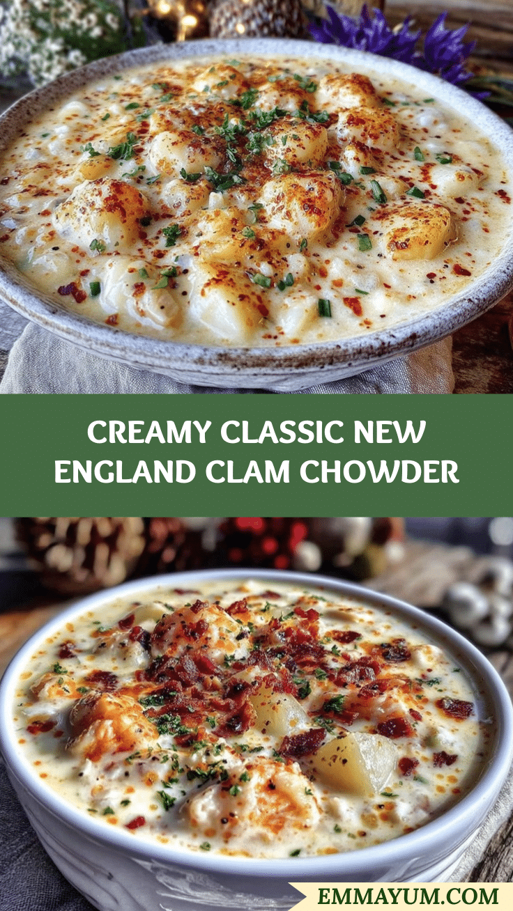 creamy new england clam chowder recipe