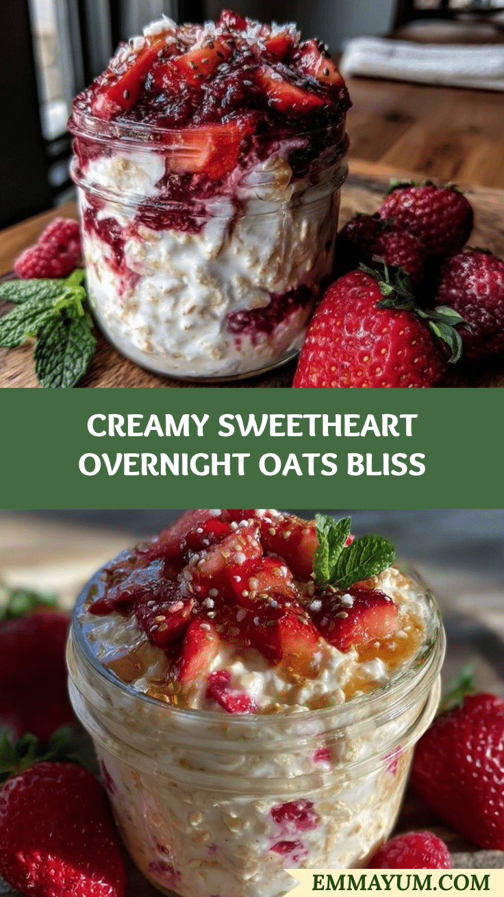 creamy sweetheart overnight oats recipe