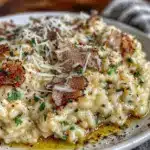 creamy truffle risotto with parmesan - featured image