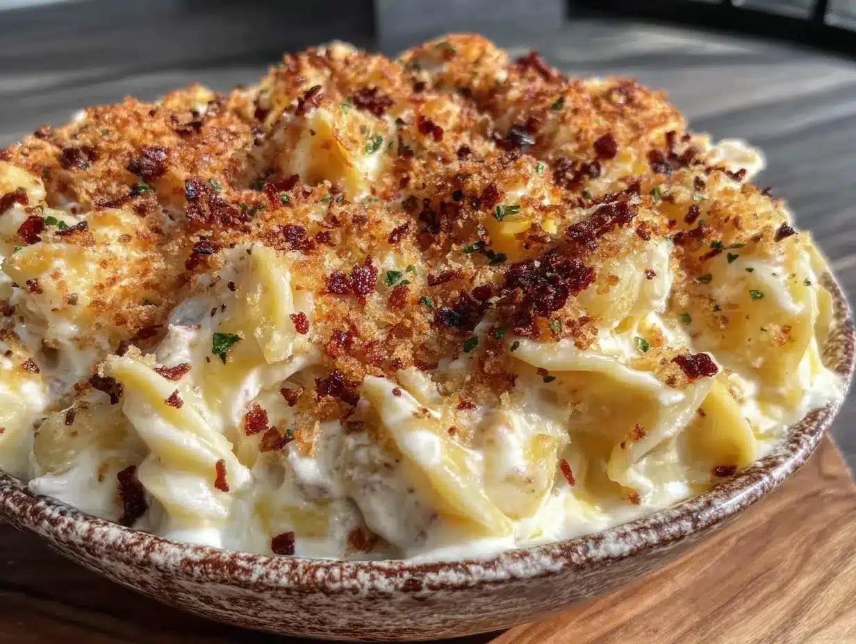 creamy tuna noodle casserole preparation steps