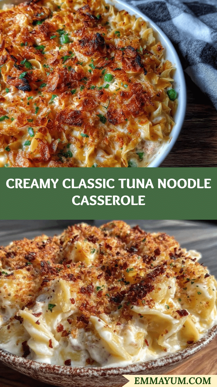 creamy tuna noodle casserole recipe