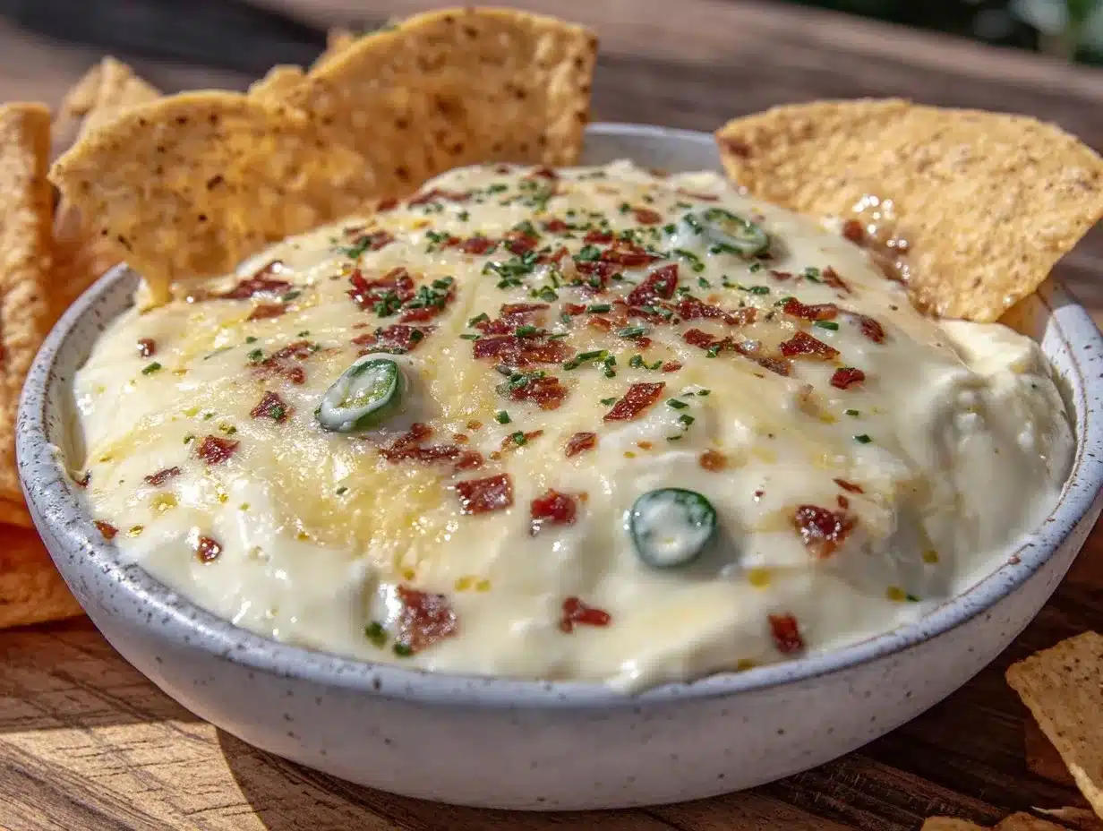 creamy white queso dip restaurant style preparation steps