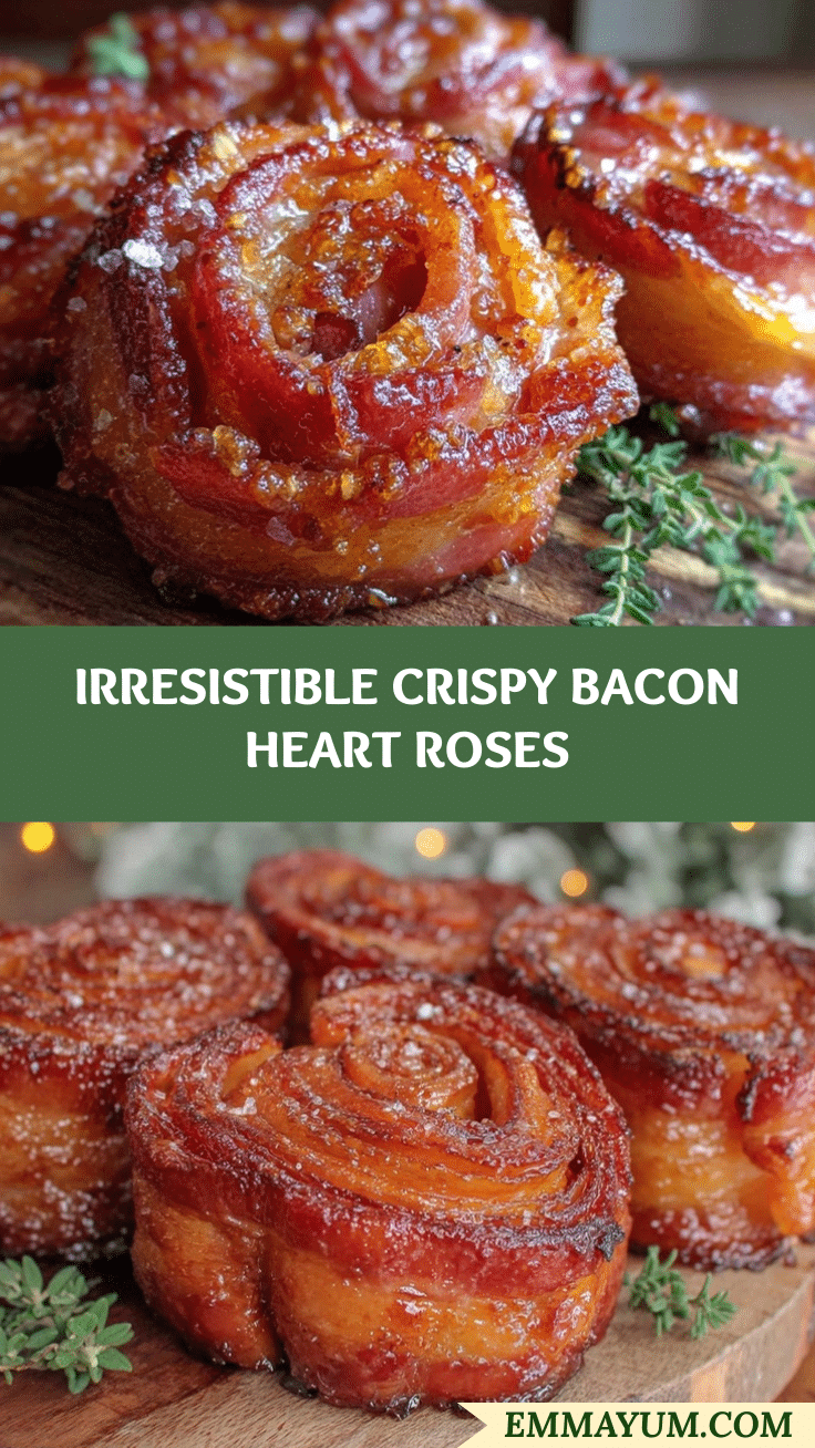 crispy bacon heart roses recipe recipe