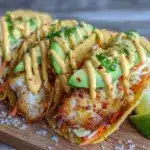 crispy baked fish tacos - featured image