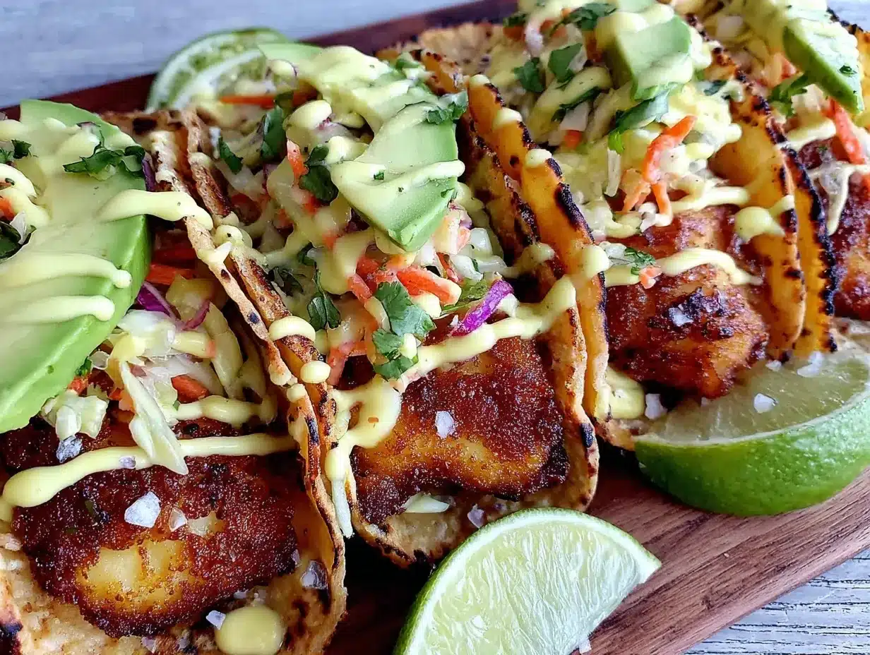 crispy baked fish tacos preparation steps